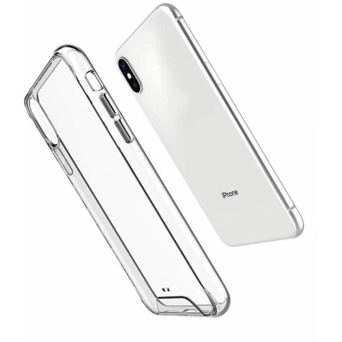 CASE - Funda Case Space Y Mica vidrio Templado iPhone XR Transparente