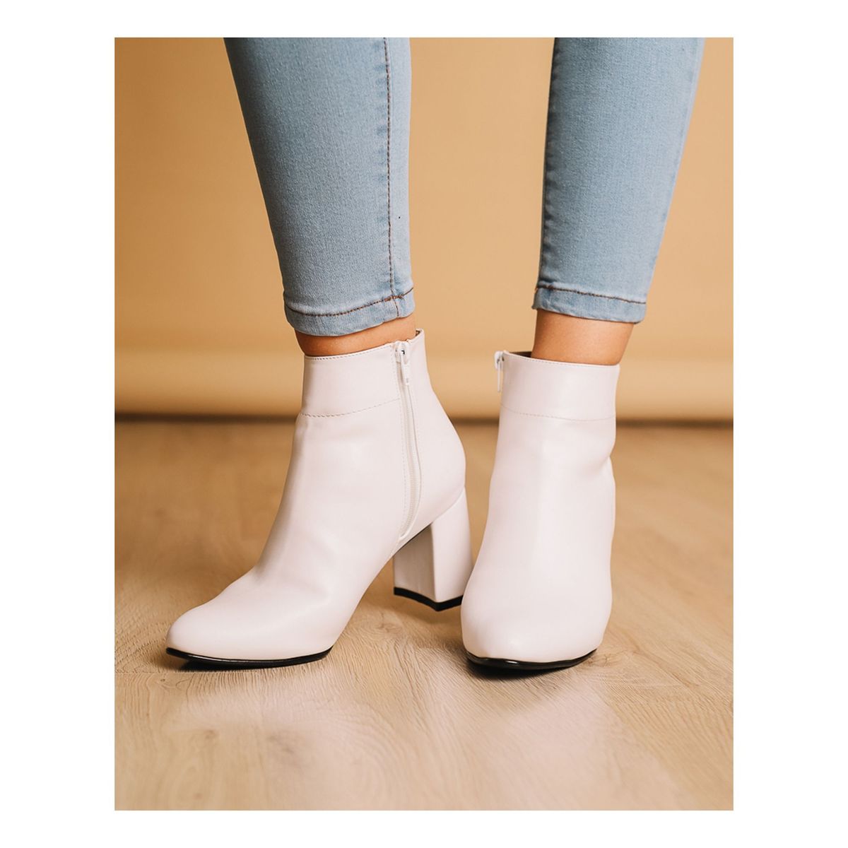 NEBULA - Botas Texas - Blanco