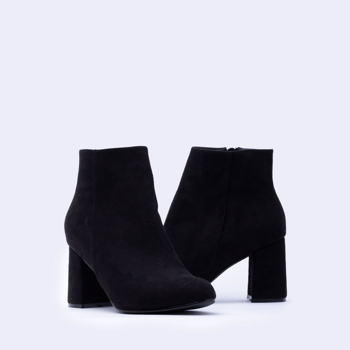 NEBULA - Botas Texas - Negro Gamuza