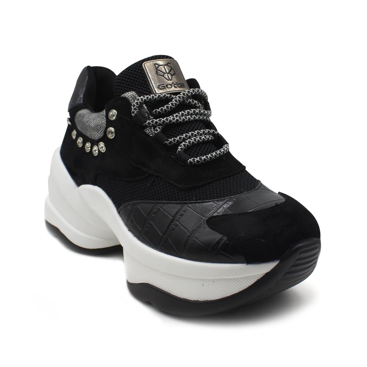 GOTTA - Zapatilla Negra Mujer 13161 Gotta