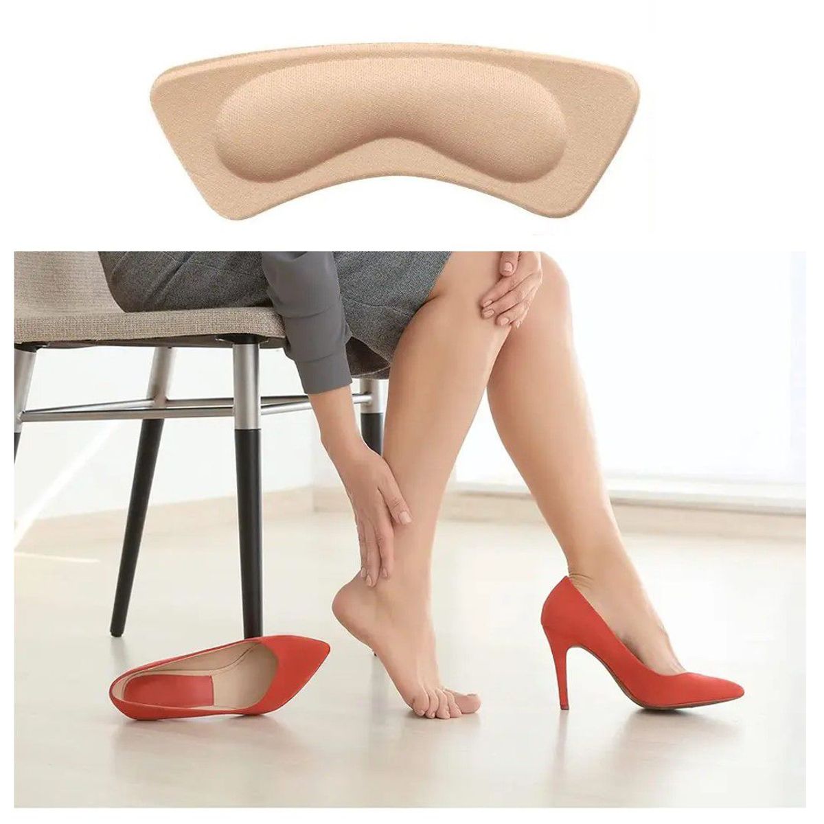 TODO FIT - Protector Talón Extra Suave Comodidad Volumen Zapatos Suelto