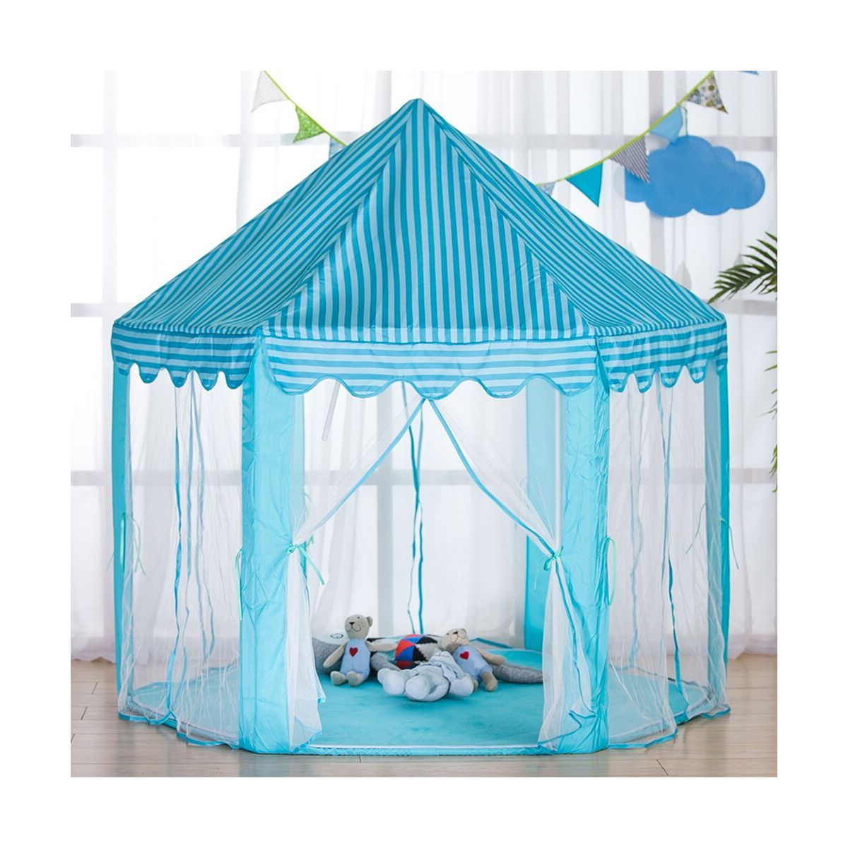 GRETAIL - Castillo Carpa De Castillo Armable Celeste