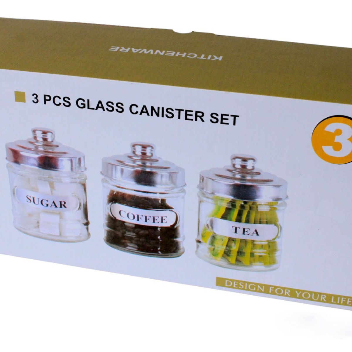 ICHIMATSU - Jgo 3pz Frascos Envase Recipiente Pomo Tapa Metal 700 ml c/u