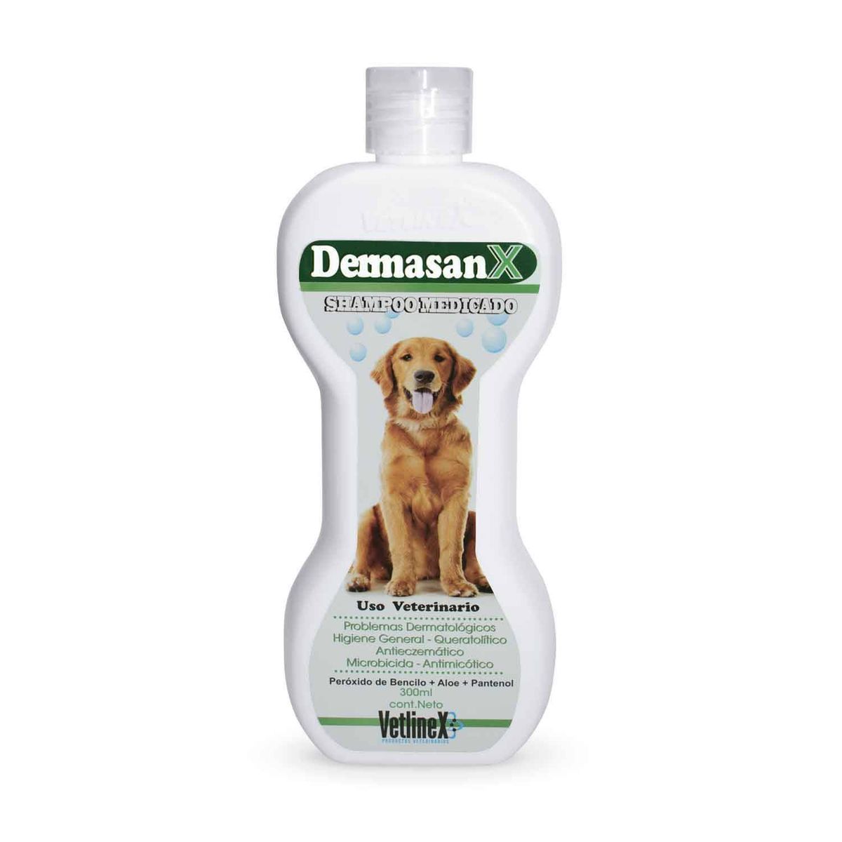 VETLINEX - SHAMPOO MEDICADO PARA PERROS VETLINEX DERMASAN 300 ML