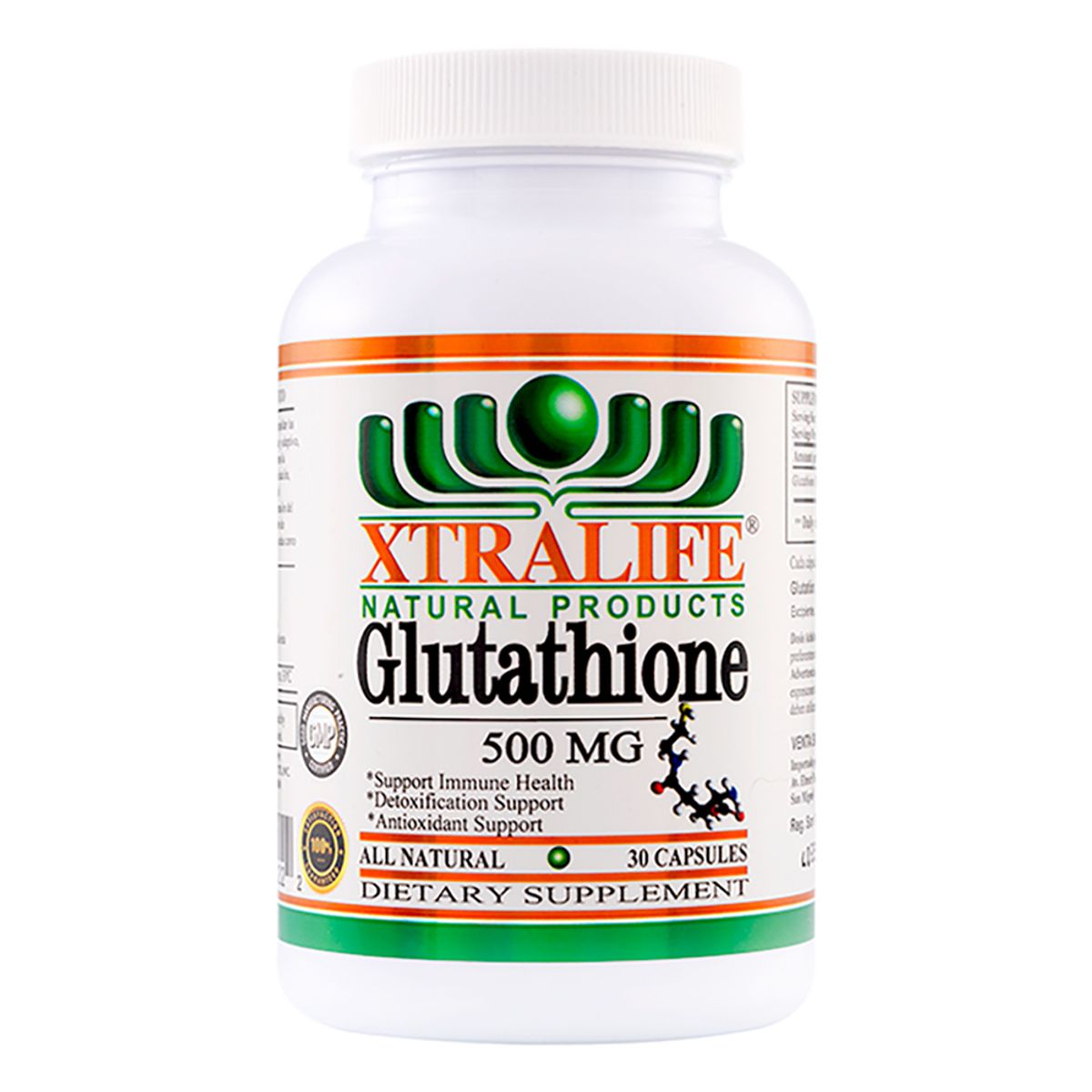 XTRALIFE NATURAL PRODUCTS - Glutatión - 30 Cápsulas