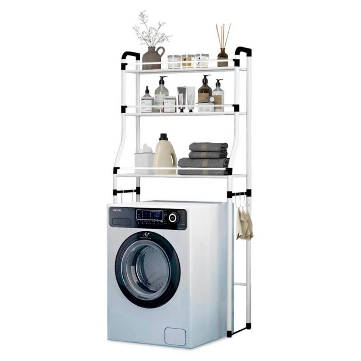 GRETAIL - Estante Organizador De Lavadora Secadora o Baño New 3 Niveles