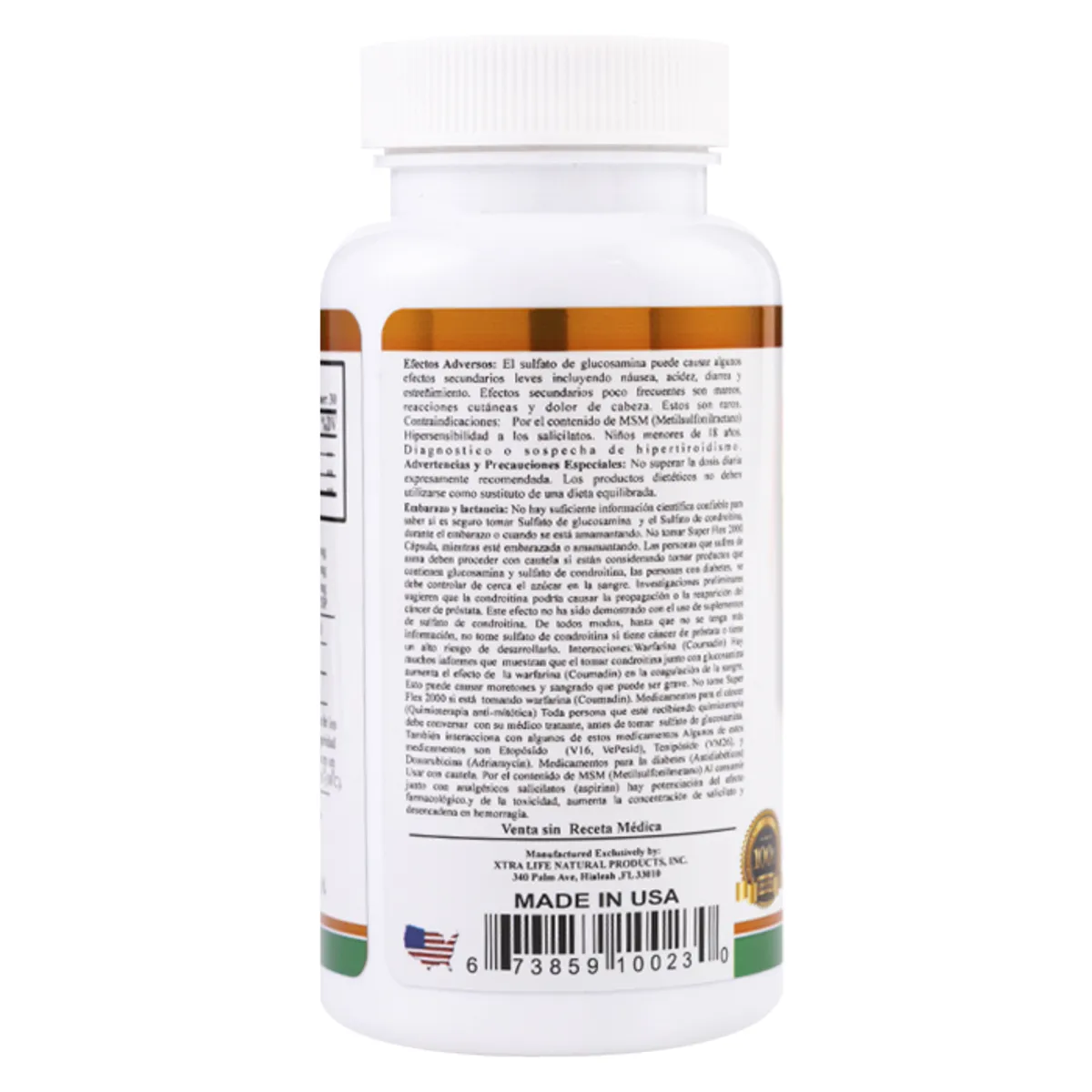 XTRALIFE NATURAL PRODUCTS - Super Flex 2000 Xtralife - 60 Cápsulas