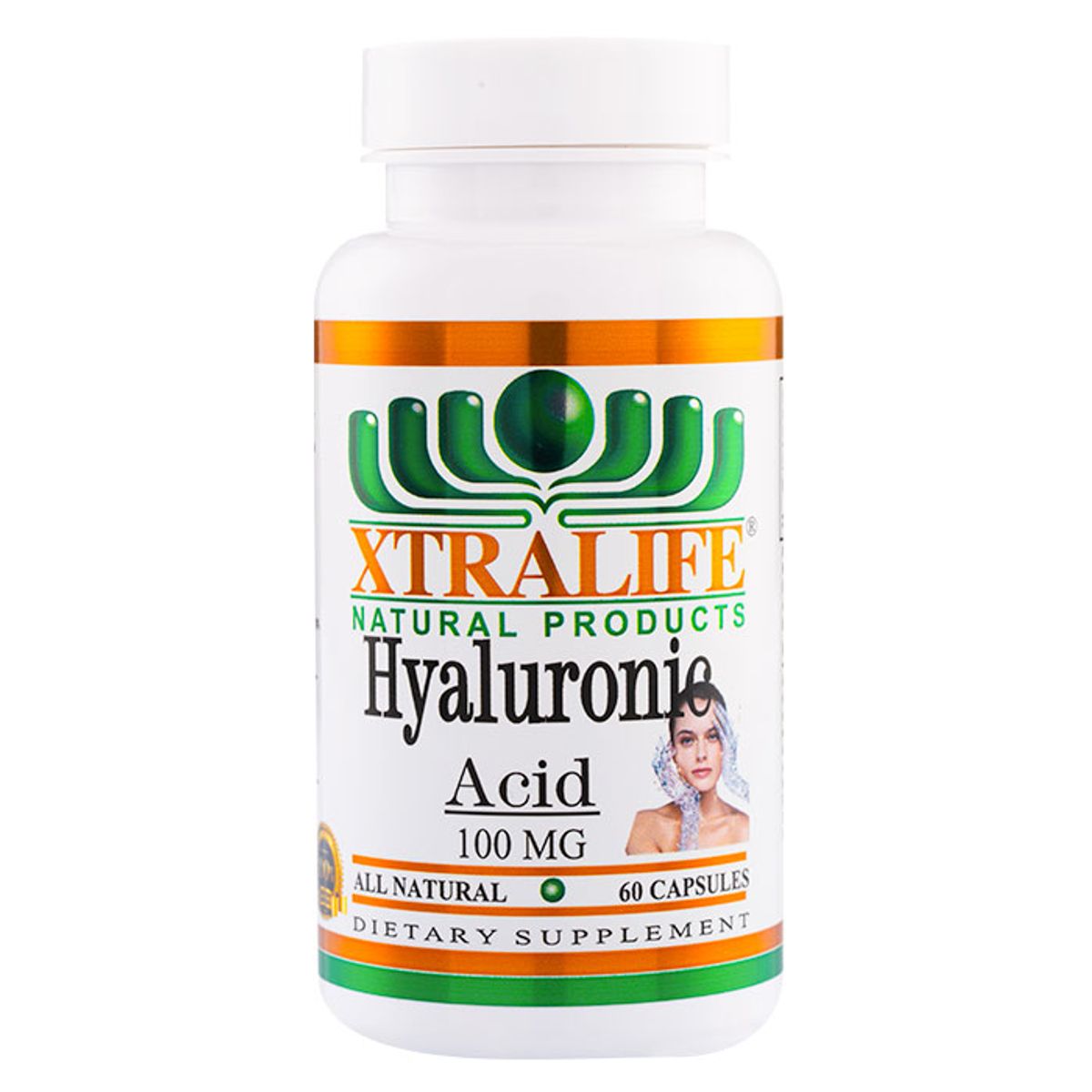 XTRALIFE NATURAL PRODUCTS - Ácido Hialurónico - 60 Cápsulas