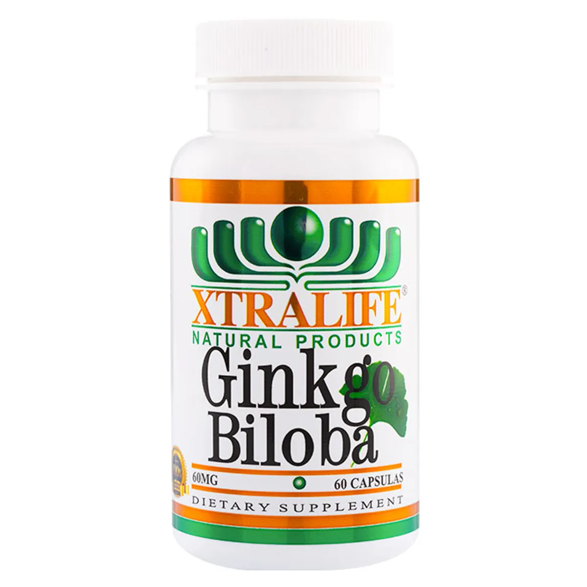 XTRALIFE NATURAL PRODUCTS - Ginkgo Biloba - 60 Cápsulas