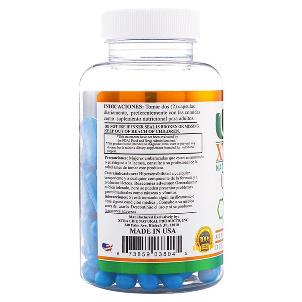 XTRALIFE NATURAL PRODUCTS - Calostro - 60 Cápsulas