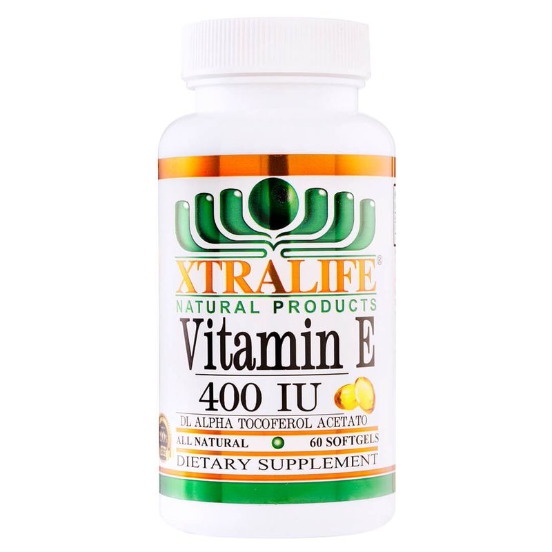 XTRALIFE NATURAL PRODUCTS - Vitamina E - 60 Softgels