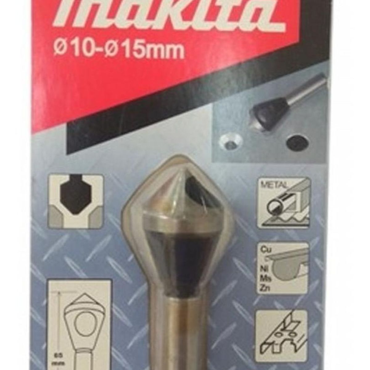 MAKITA - Broca Avellanadora HSS-Co 5 10x65mm D-37524