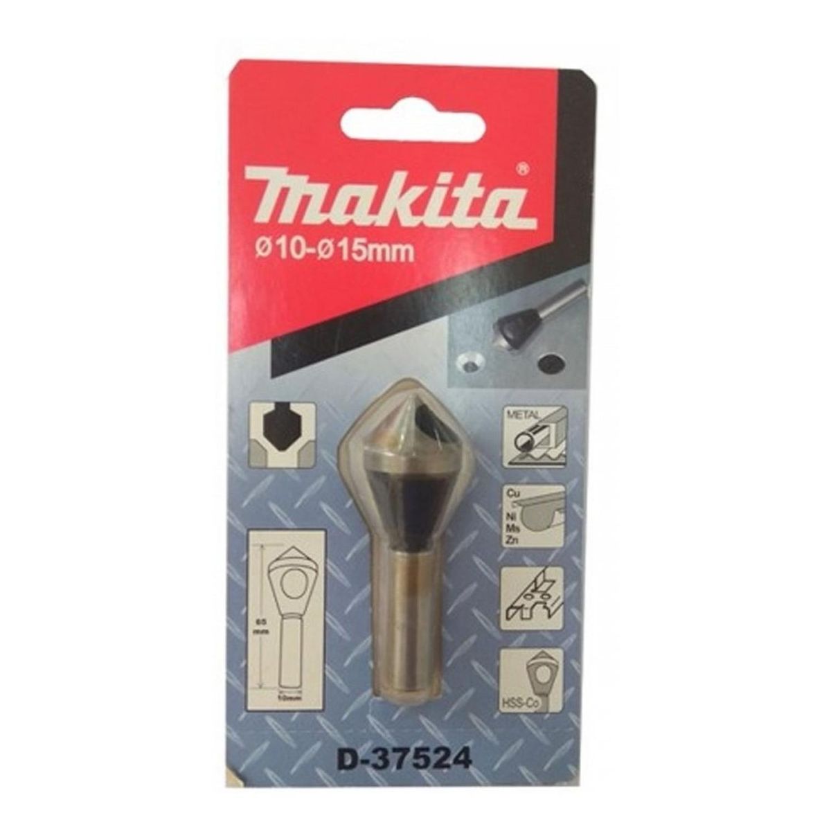 MAKITA - Broca Avellanadora HSS-Co 5 10x65mm D-37524