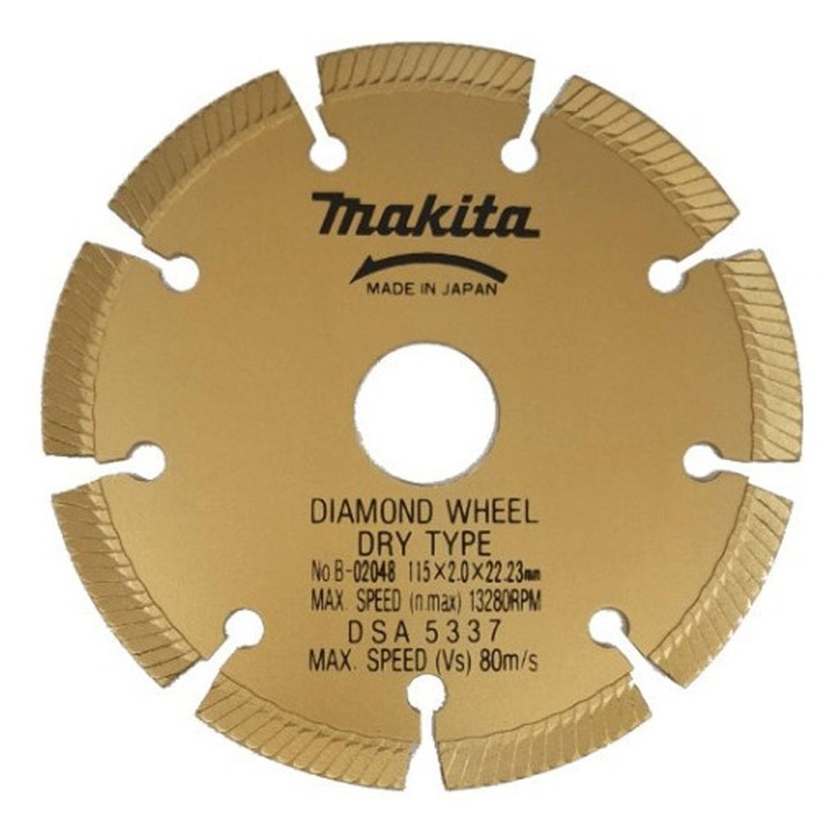 MAKITA - Disco Diamantado Segmentado 45 x 20mm Seco Makita B-02048