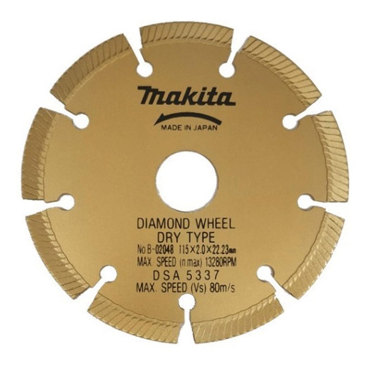 MAKITA - Disco Diamantado Segmentado 45 x 20mm Seco Makita B-02048