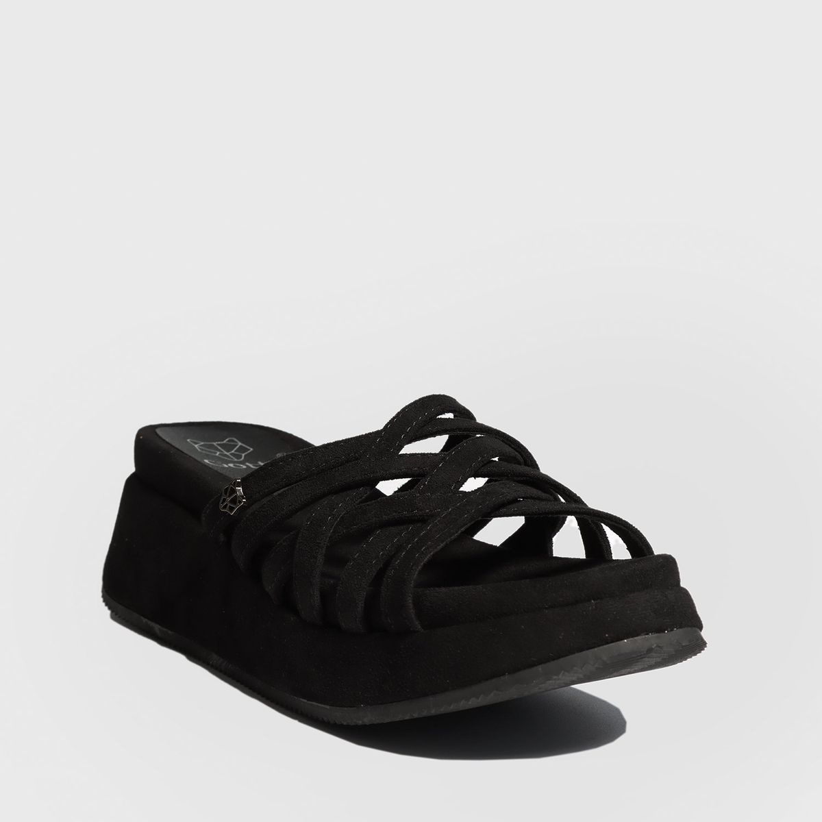 GOTTA - Sandalia Plataforma Negra Mujer 25891 Gotta