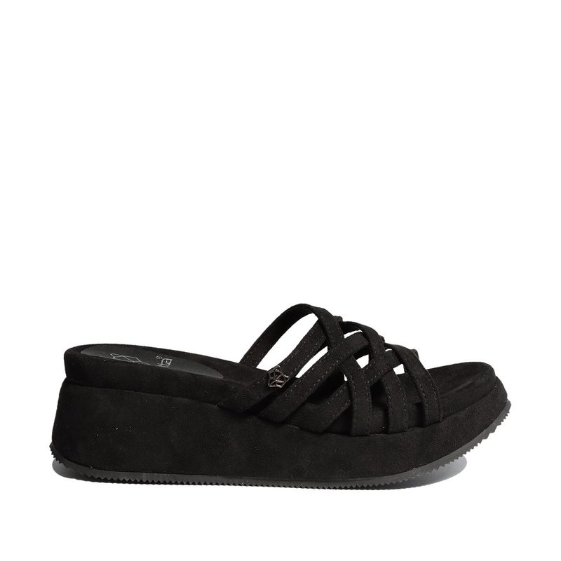 GOTTA - Sandalia Plataforma Negra Mujer 25891 Gotta