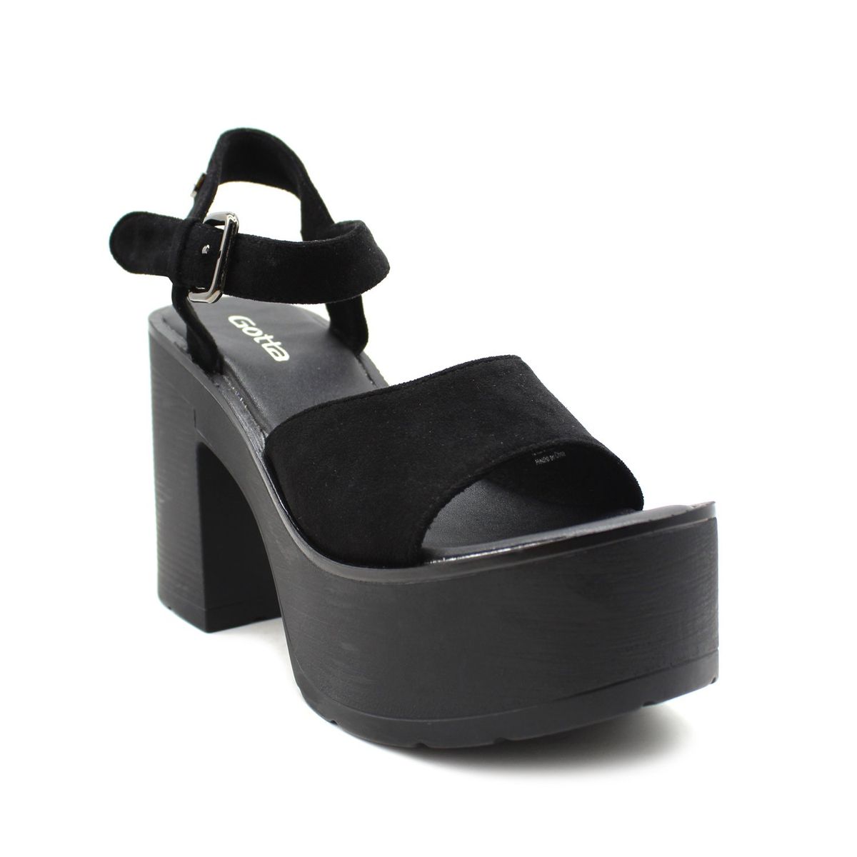 GOTTA - Sandalia Negra Mujer 15802 Gotta