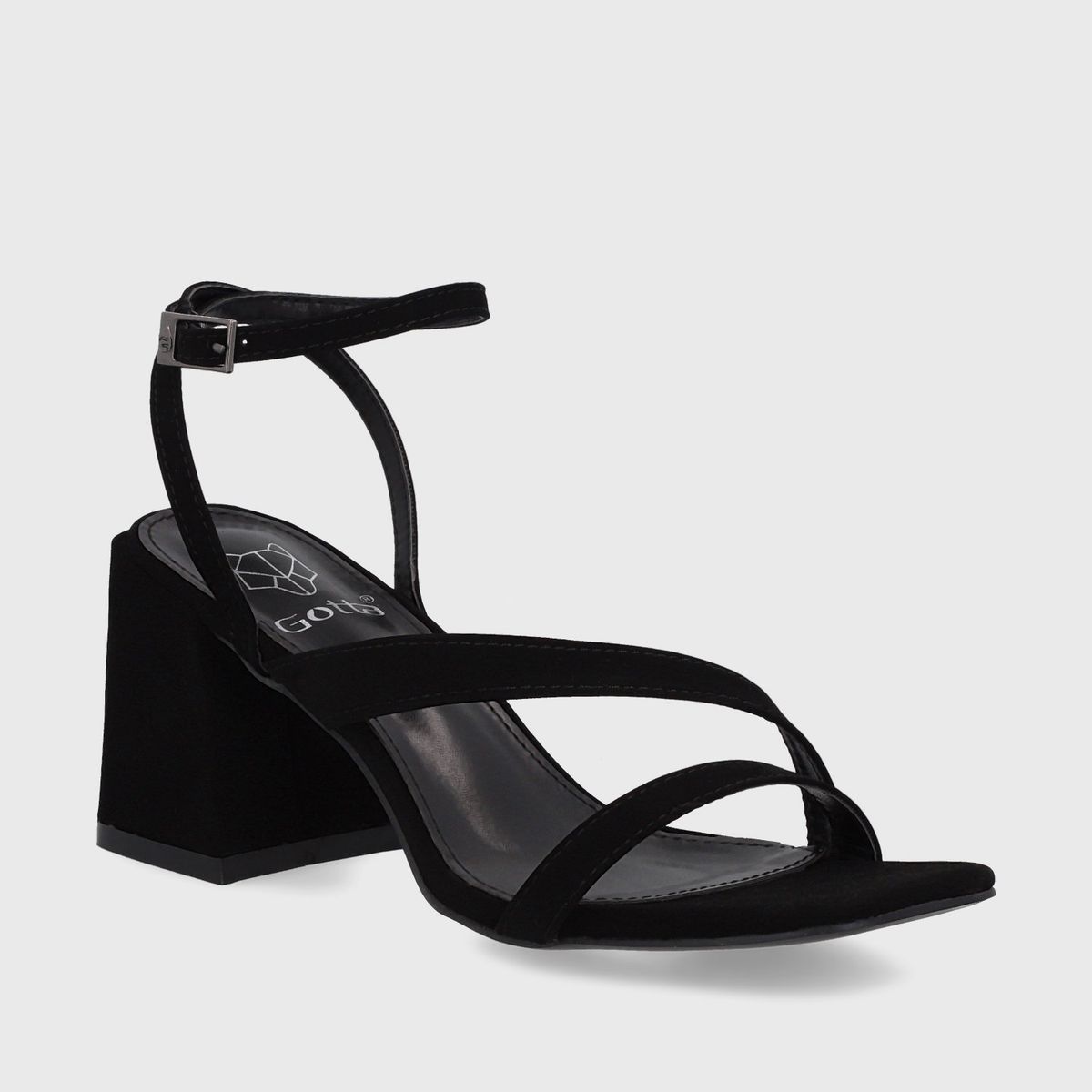 GOTTA - Sandalia Taco Negra Mujer 35132 Gotta