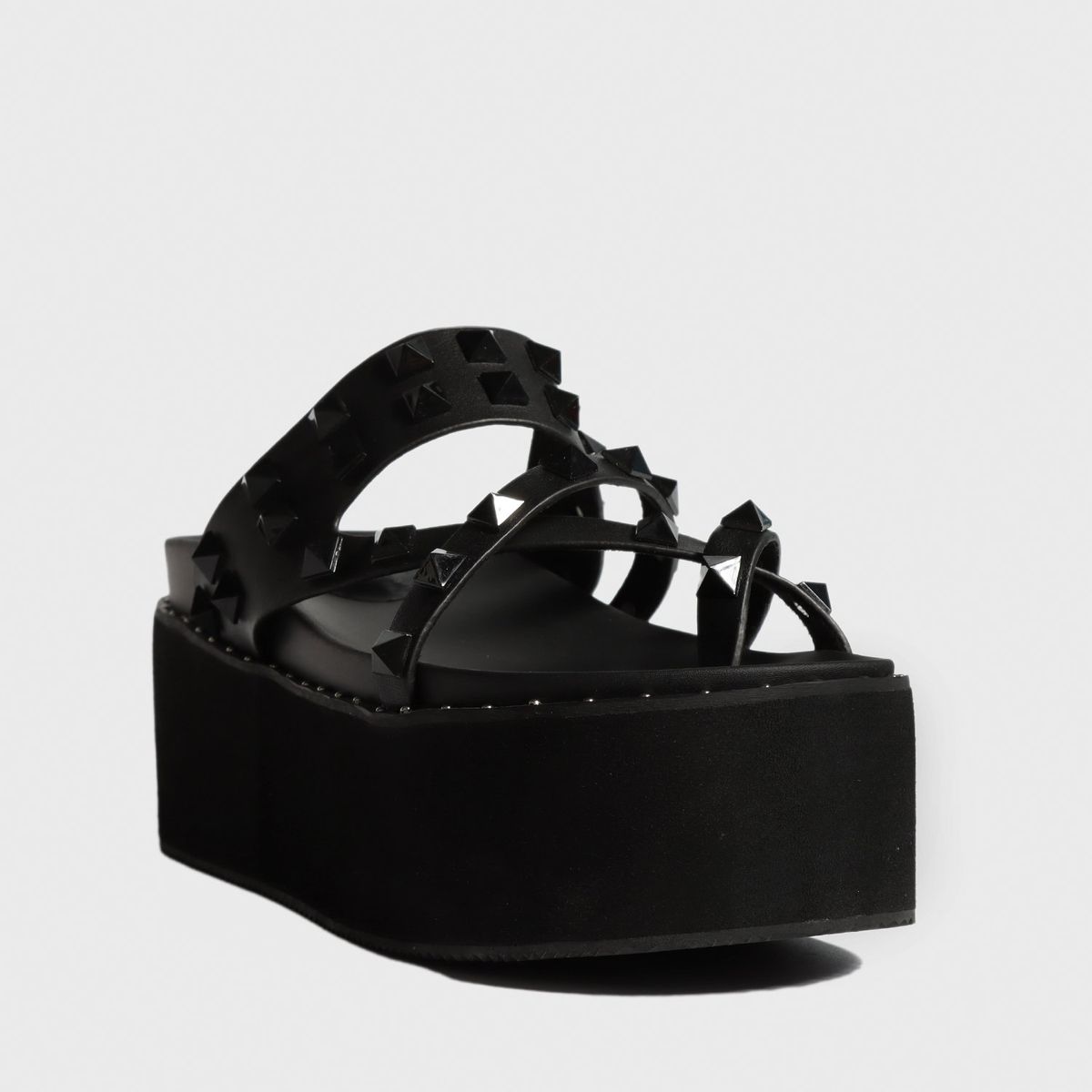 GOTTA - Sandalia Plataforma Negra Mujer 15668 Gotta