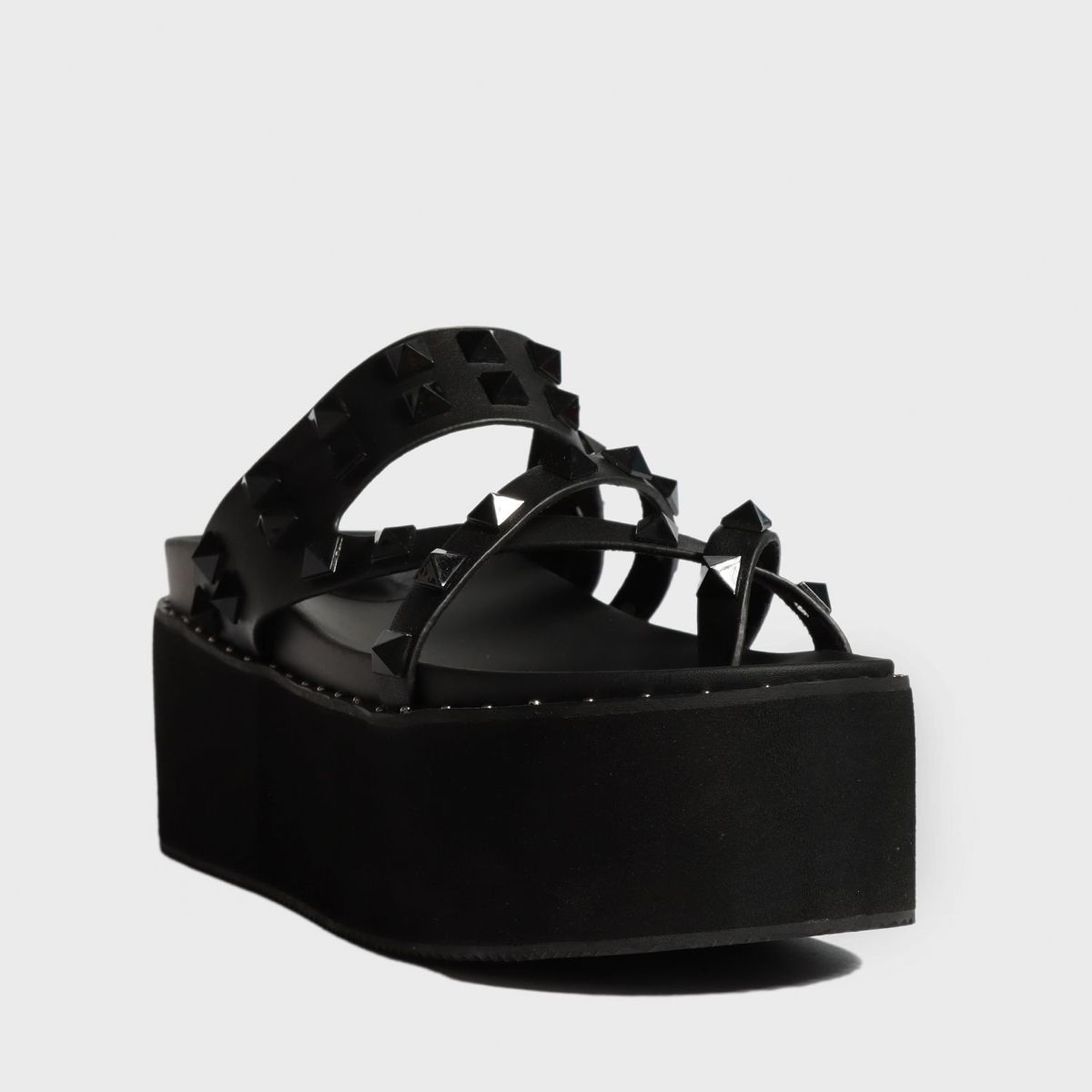 GOTTA - Sandalia Plataforma Negra Mujer 15668 Gotta