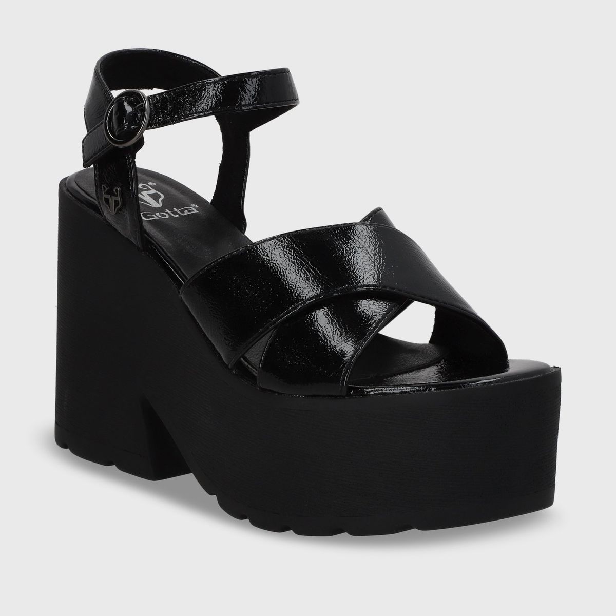 GOTTA - Sandalia Negra Mujer 15692 Gotta