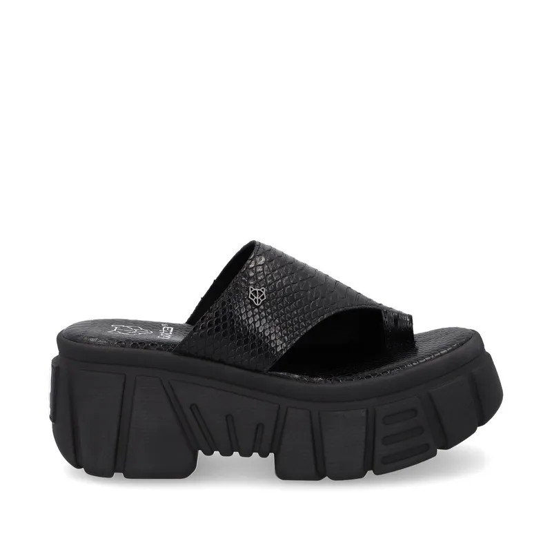 GOTTA - Sandalia Plataforma Negra Mujer 35173 Gotta
