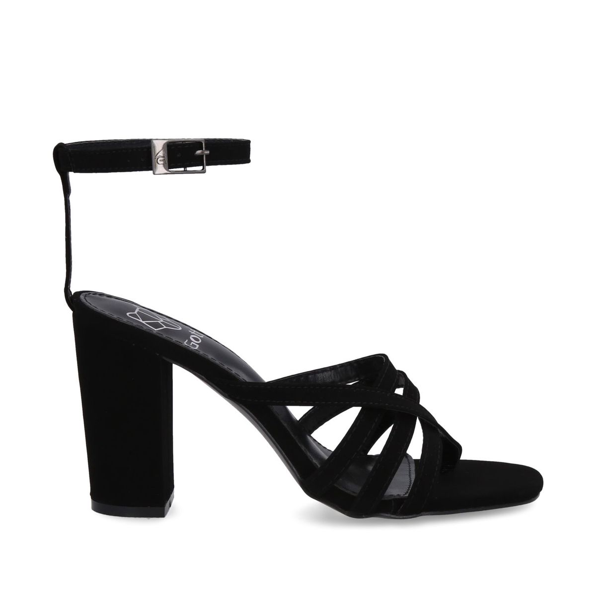 GOTTA - Sandalia Taco Negra Mujer 35122 Gotta