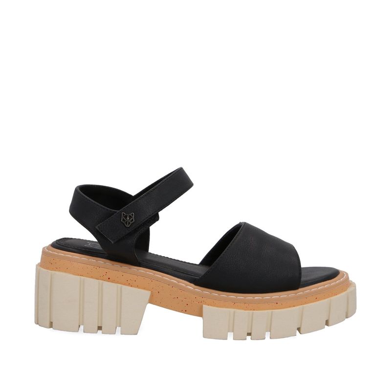 GOTTA - Sandalia Plataforma Negra Mujer 35161 Gotta
