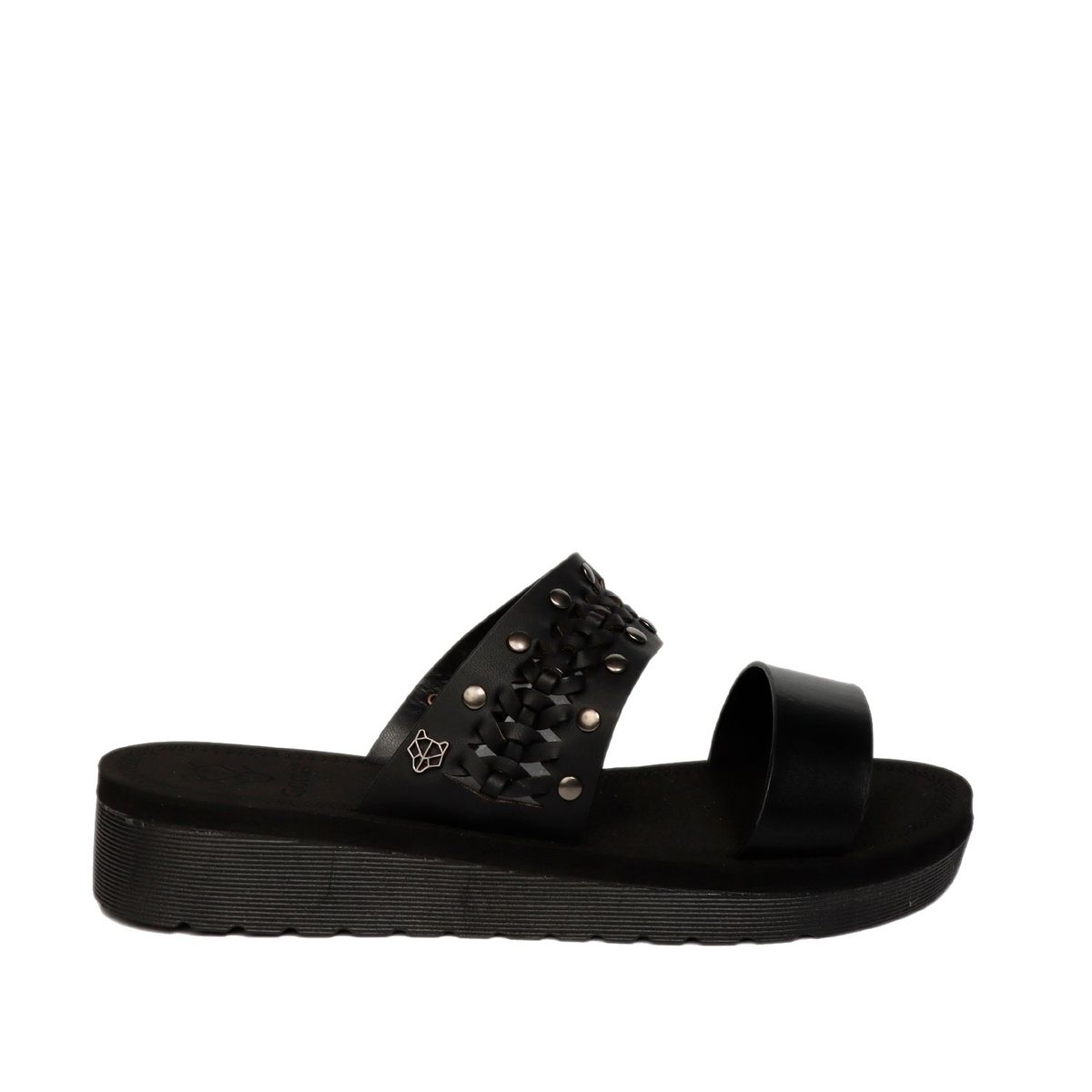 GOTTA - Sandalia Plana Negra Mujer 13213 Gotta