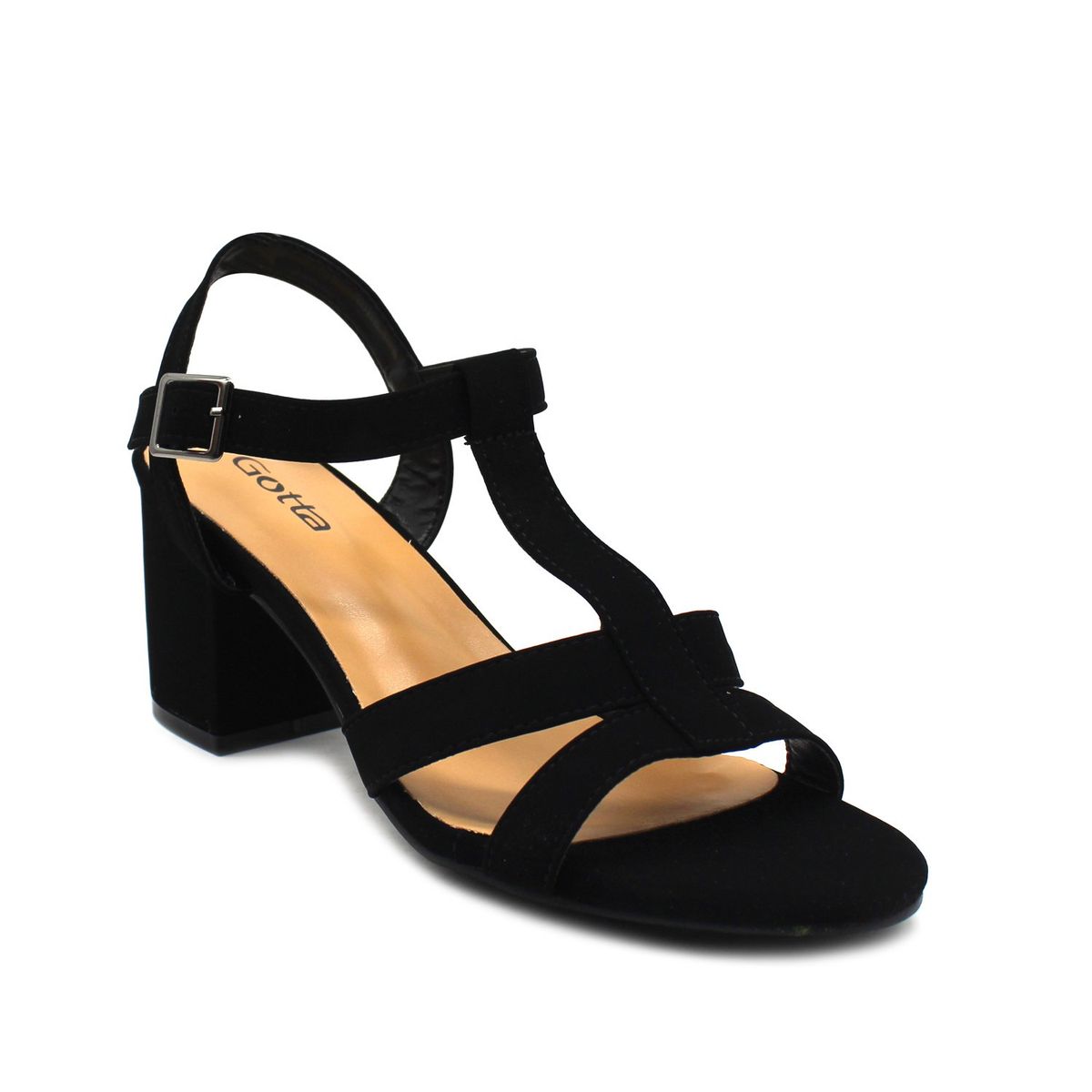 GOTTA - Sandalia Negra Mujer 15812 Gotta