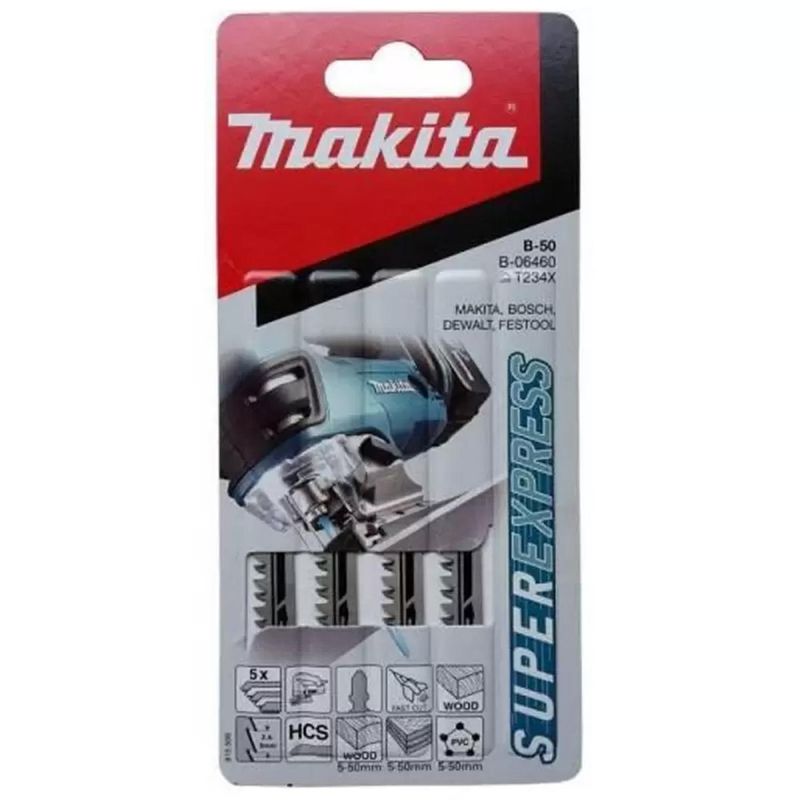 MAKITA - Hoja de Calar para Madera 73mm x 5 Und Makita B-06460