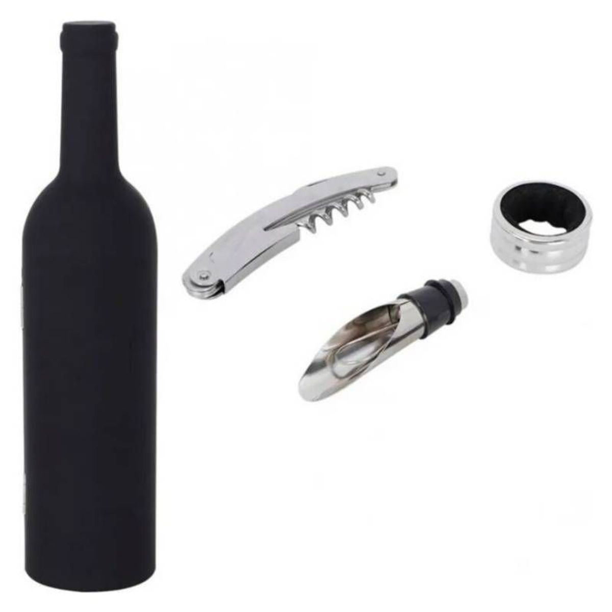 GENERICO - Kit de Destapador Sacacorchos Botellas de vino 3pz