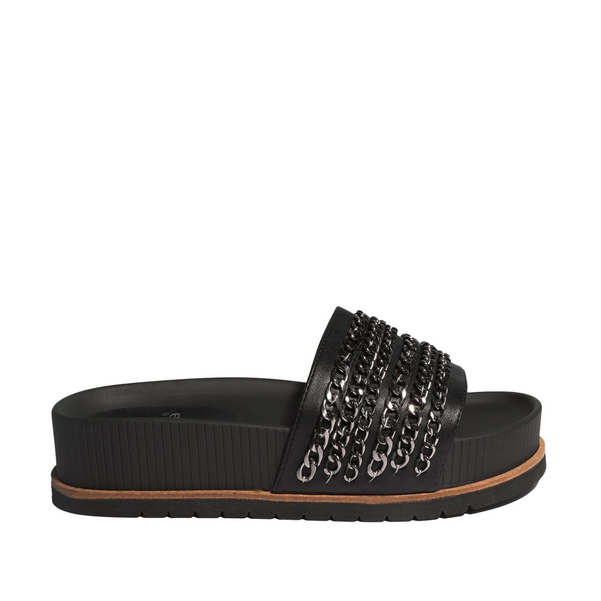 GOTTA - Sandalia Plataforma Negra Mujer 25292 Gotta