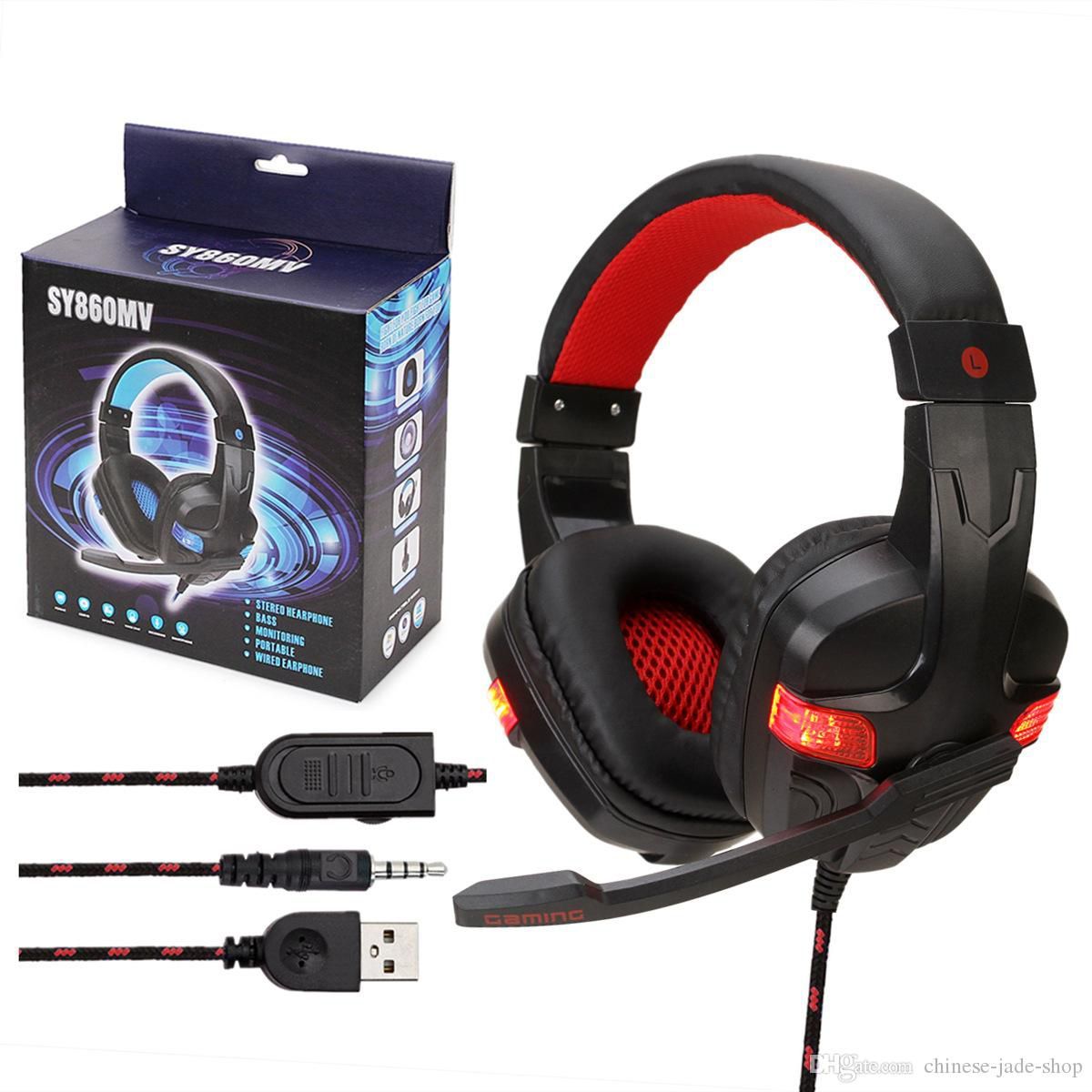 ITELSISTEM - Audifono Gamer Microfono 860 MV Pc Rojo Red Gaming Itelsistem