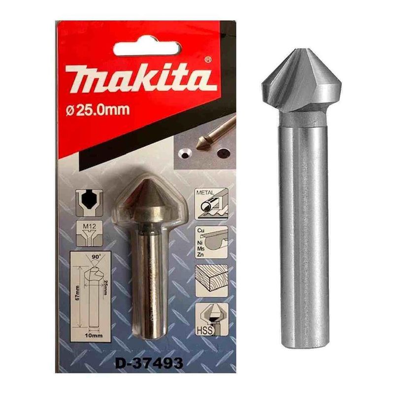MAKITA - Broca Avellanadora HSS 25 x 67mm 3 Filos Makita D-37493