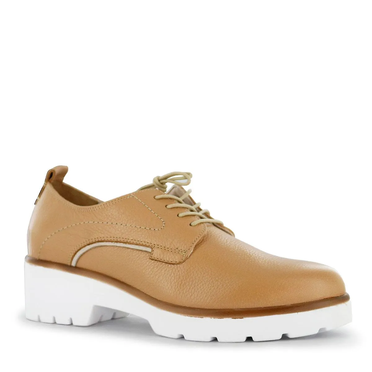 ECCO - Zapatos Casuales con Pasador Mujer Ecco Mena01 Camel Cuero Natural