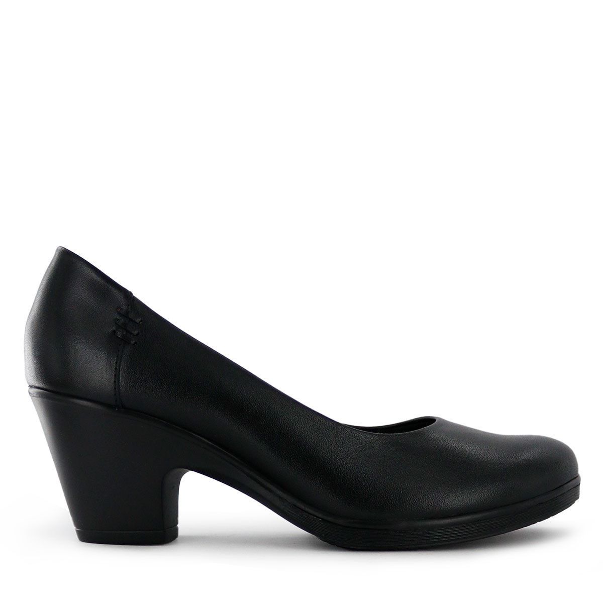 Ecco - Zapatos Pump Reina Mujer Ecco Natalie59 Negro Cuero Natural