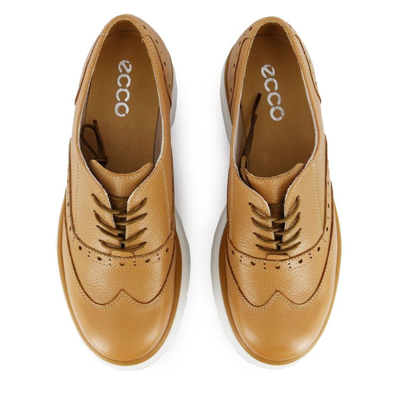 Zapatos Oxford Mujer Olimpia01 Camel ECCO