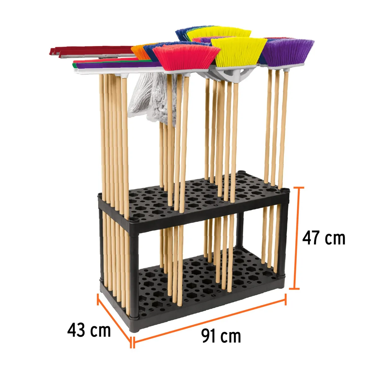 TRUPER - Estante organizador de escobas truper