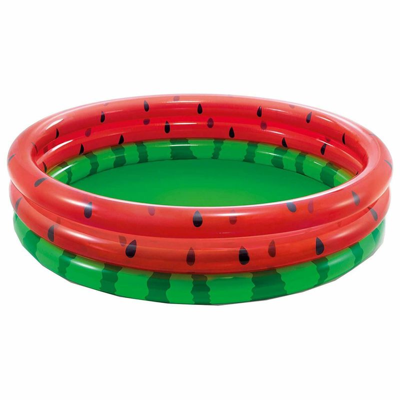INTEX - Piscina inflable modelo sandia de 3 anillos 168x38 cm