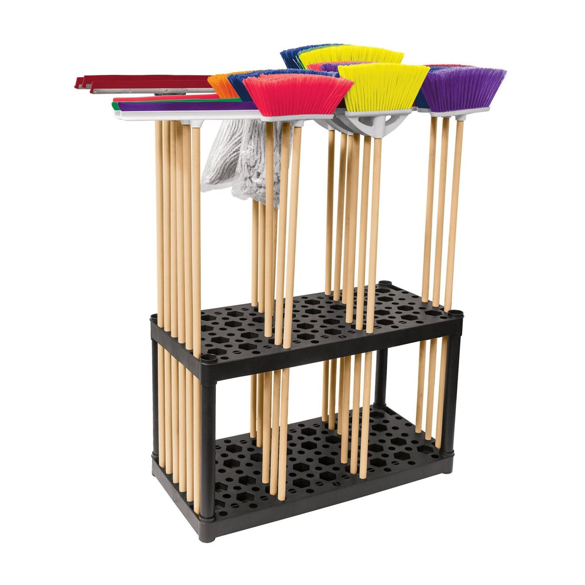 TRUPER - Estante organizador de escobas metalicas truper