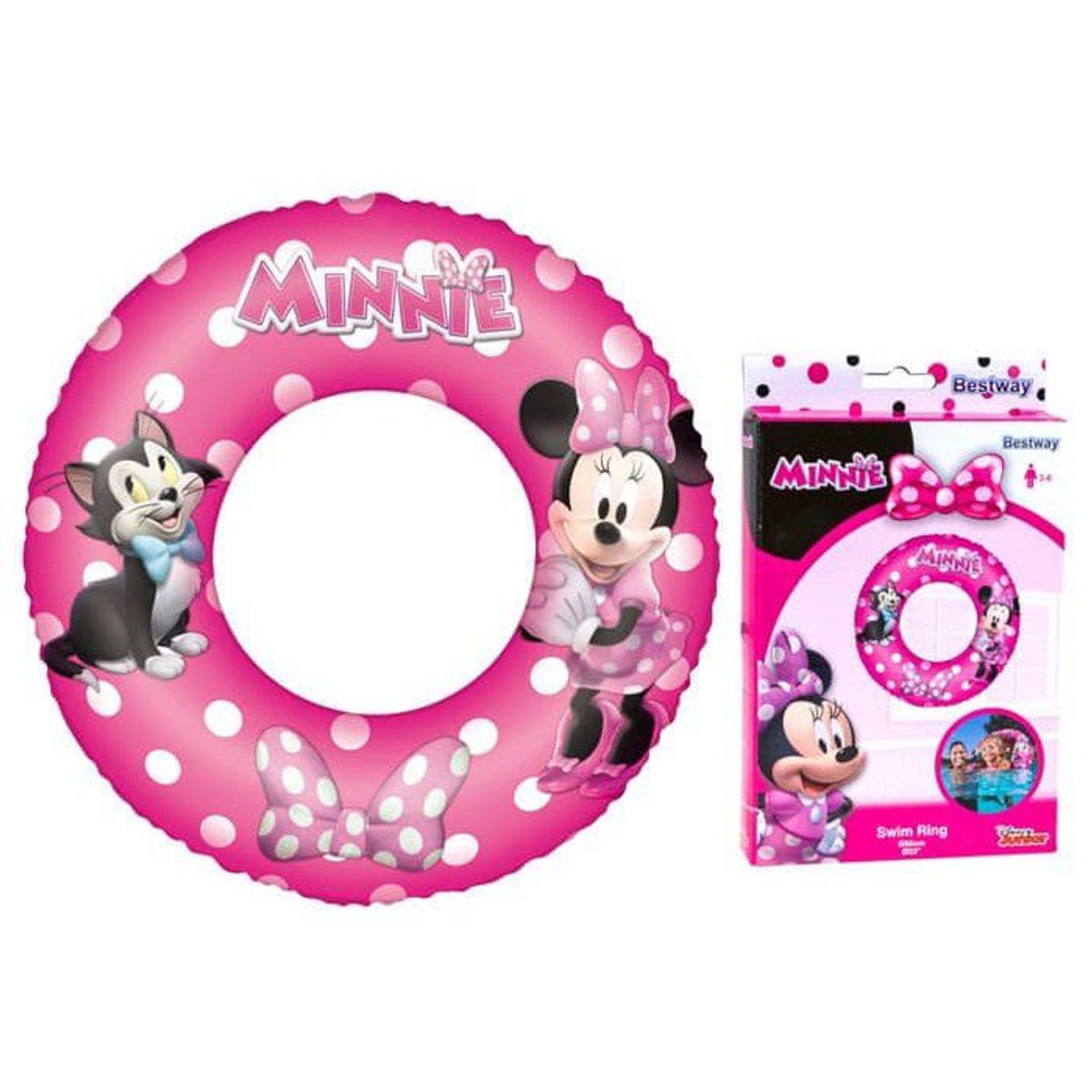 BESTWAY - Bestway - Flotador inflable minié mouse 52 cm