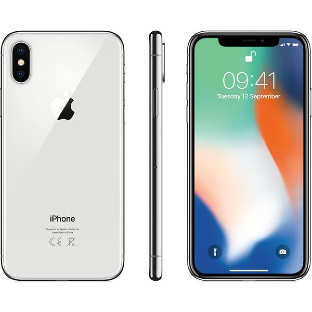 APPLE - Iphone XS MAX 64GB Grado A Plata Reacondicionado