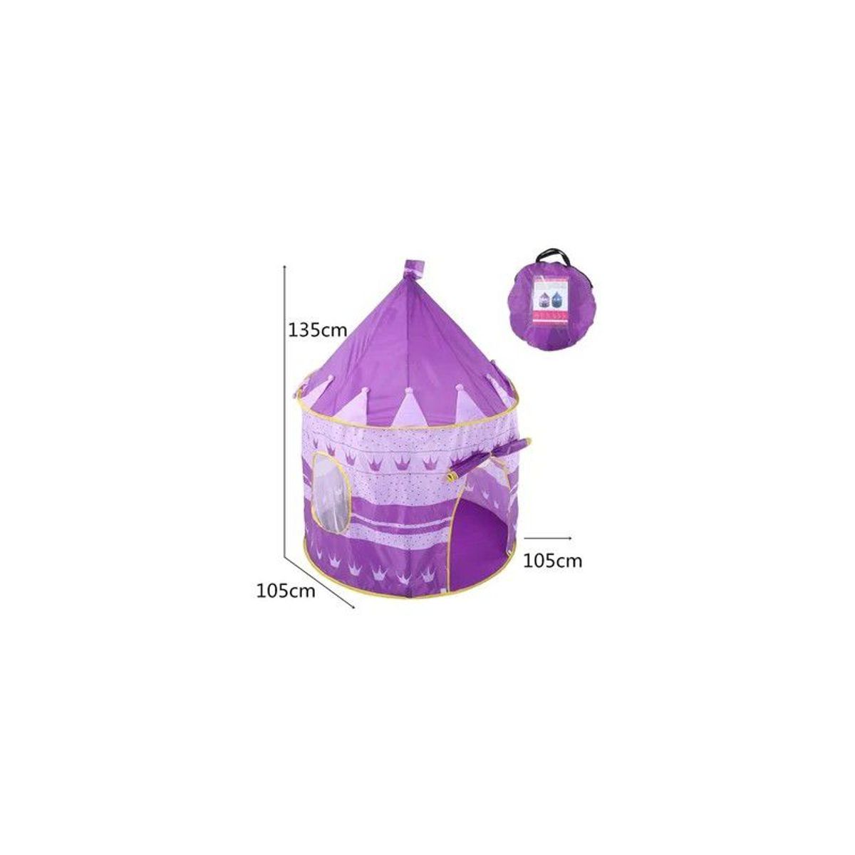 GENERICO - Carpa Castillo Casita Armable para Niñas Lila