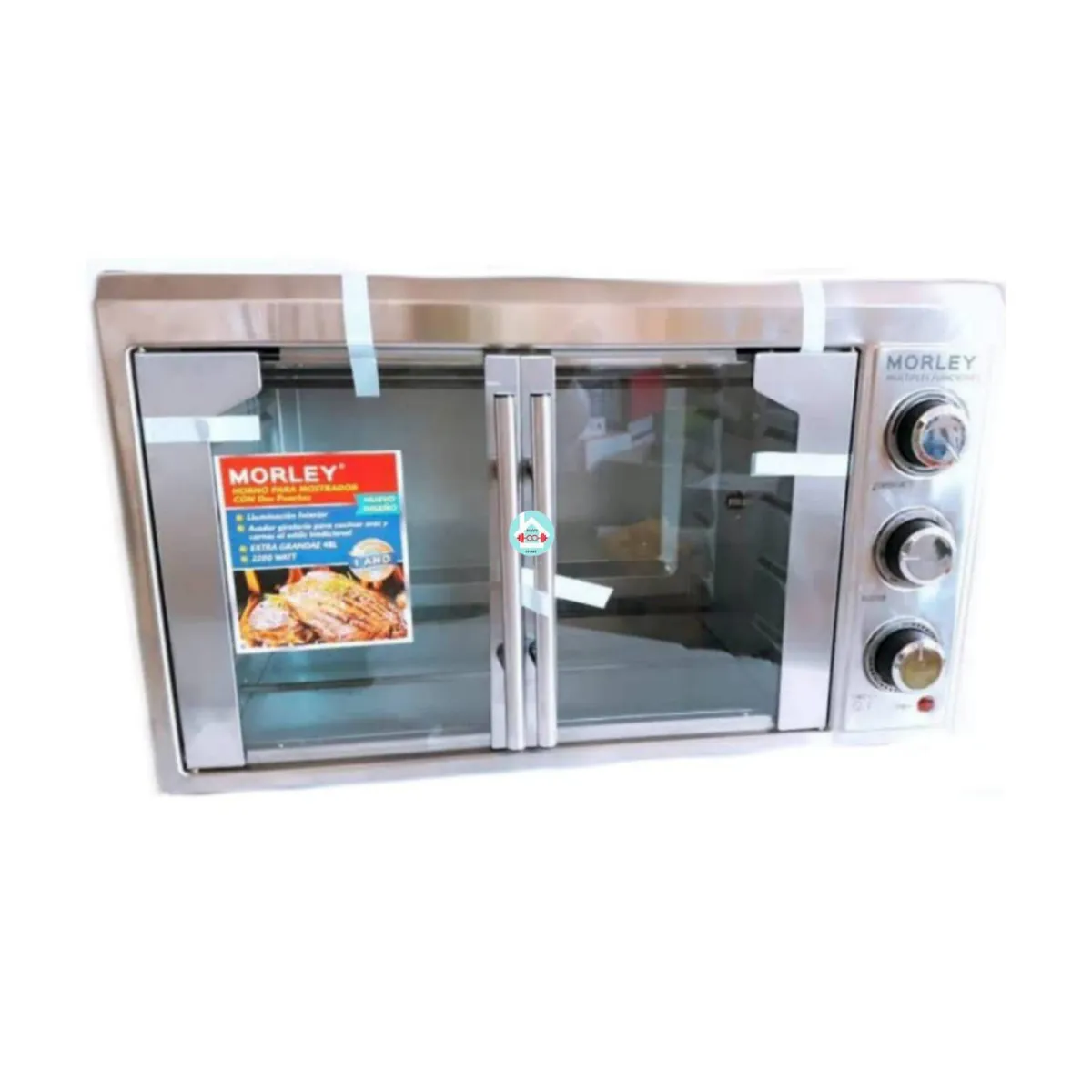 MORLEY - Horno Eléctrico 48L 2200w Dos Puertas