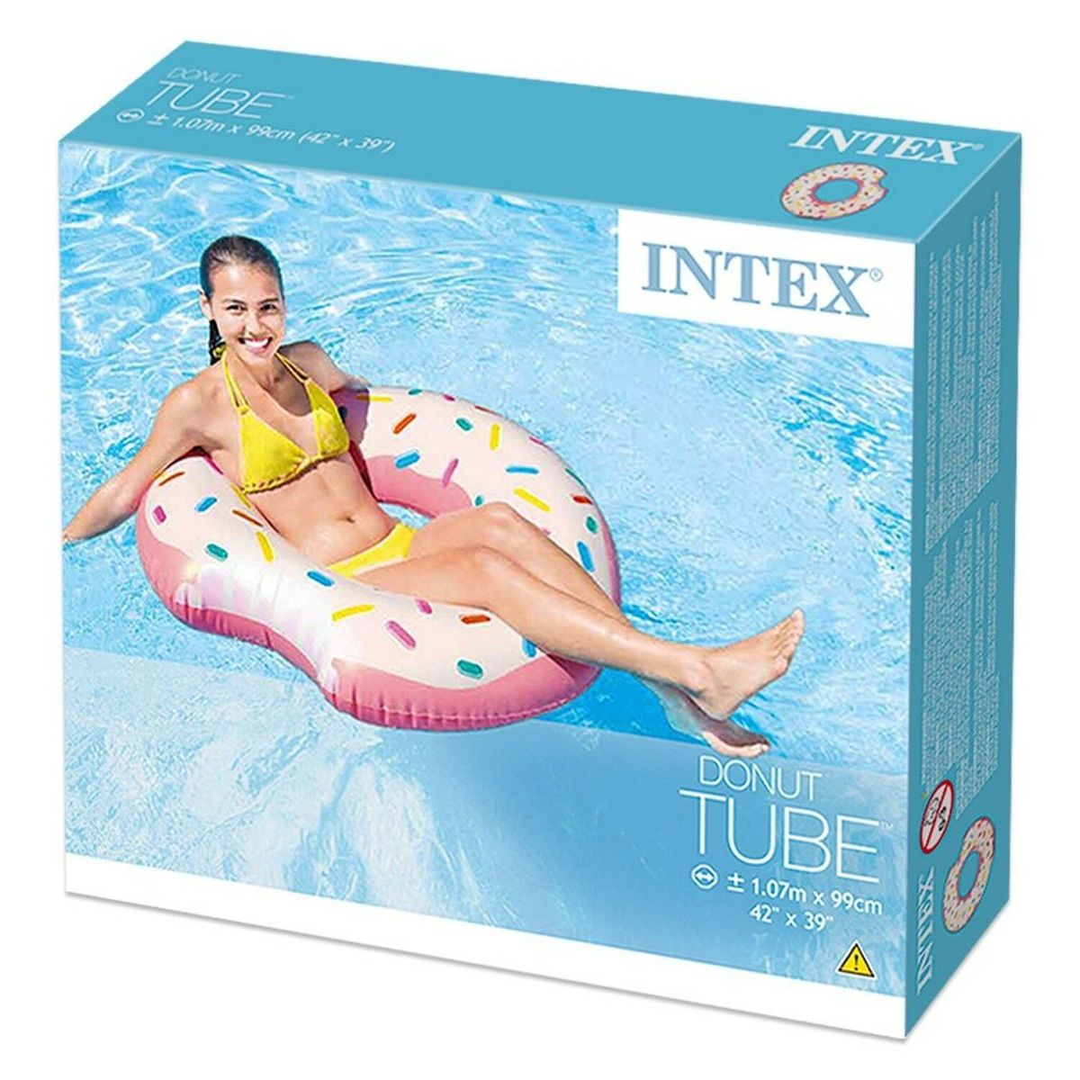 INTEX - INTEX - Flotador recreativo inflable dona 107 cm