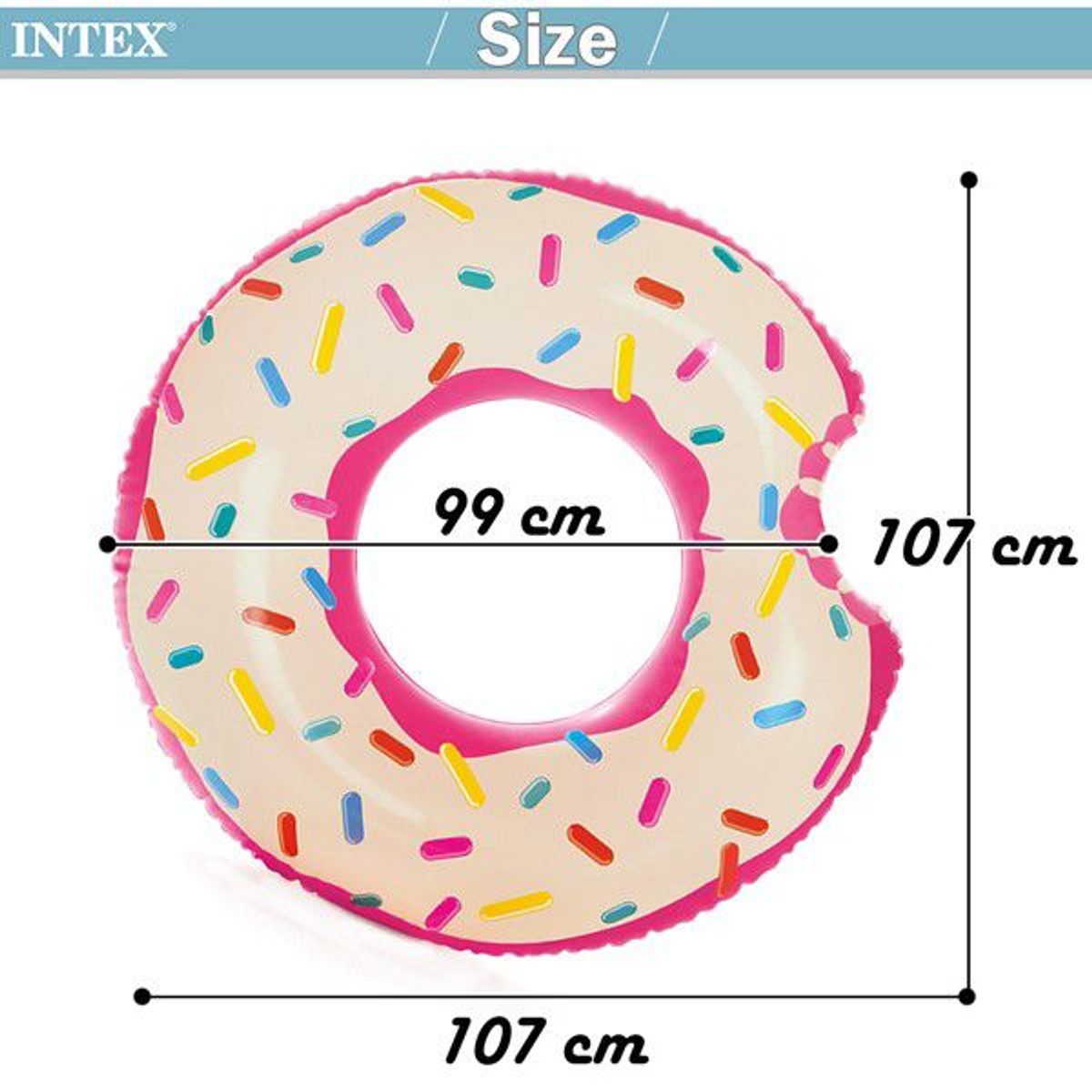 INTEX - INTEX - Flotador recreativo inflable dona 107 cm