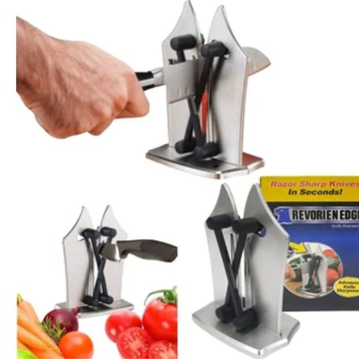 GENERICO - Afilador de Cuchillos Manual Modelo Bavarian Edge