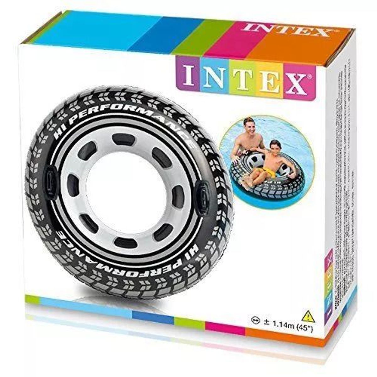 INTEX - Intex - flotador inflable modelo llanta 91 CM